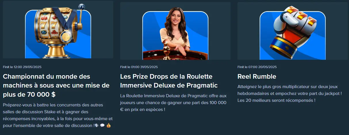 Championnat du monde des machines à sous stake casino