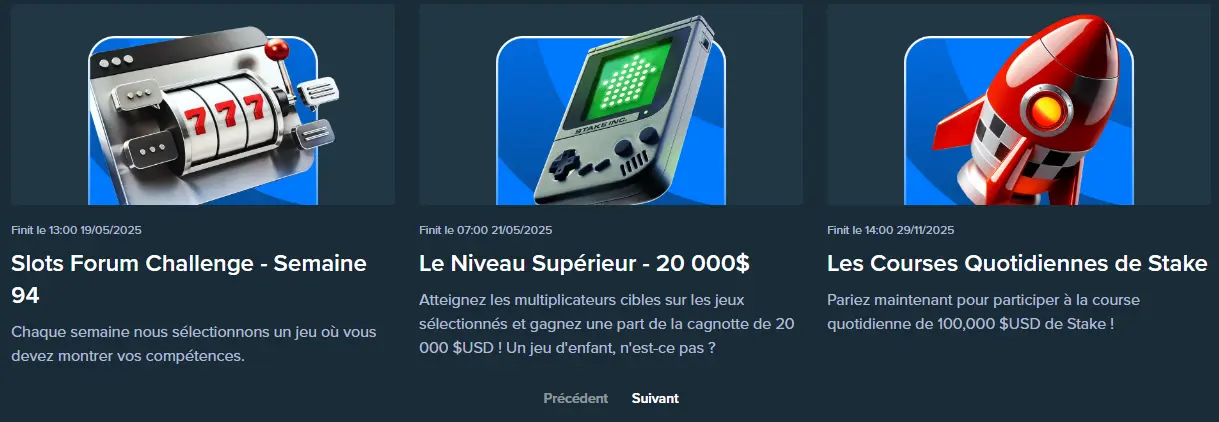 Slots Forum Challenge Semaine 94 stake casino