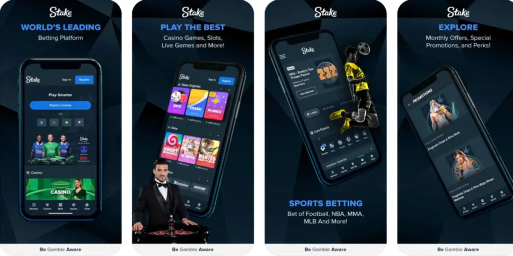 application mobile Stake casino
